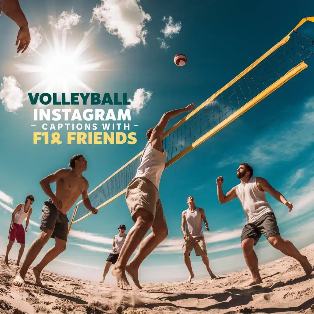 Volleyball Instagram Captions With Friends