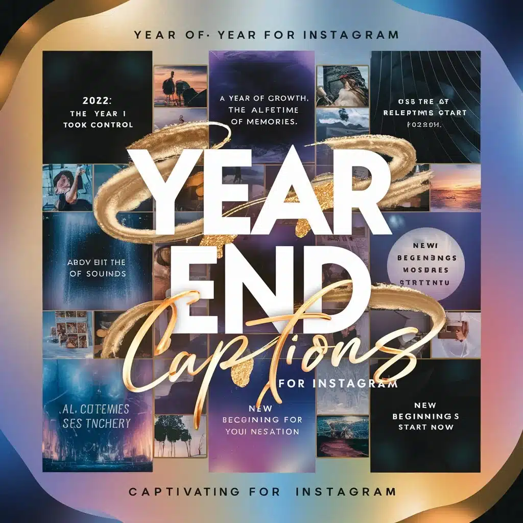 Year End Captions for Instagram